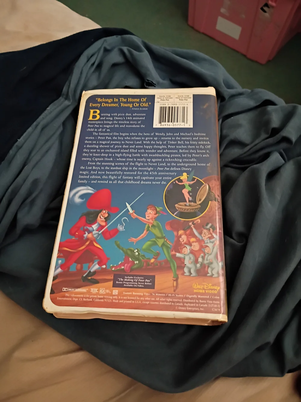 Disney Peter Pan on VHS